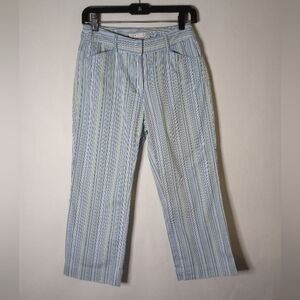 Geoffrey Beene striped capris size 2